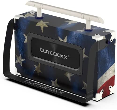 Bumpoxxx Bluetooth Boombox Ultra USA | רטרו Boombox עם רמקול Bluetooth | כולל סוללת ליתיום